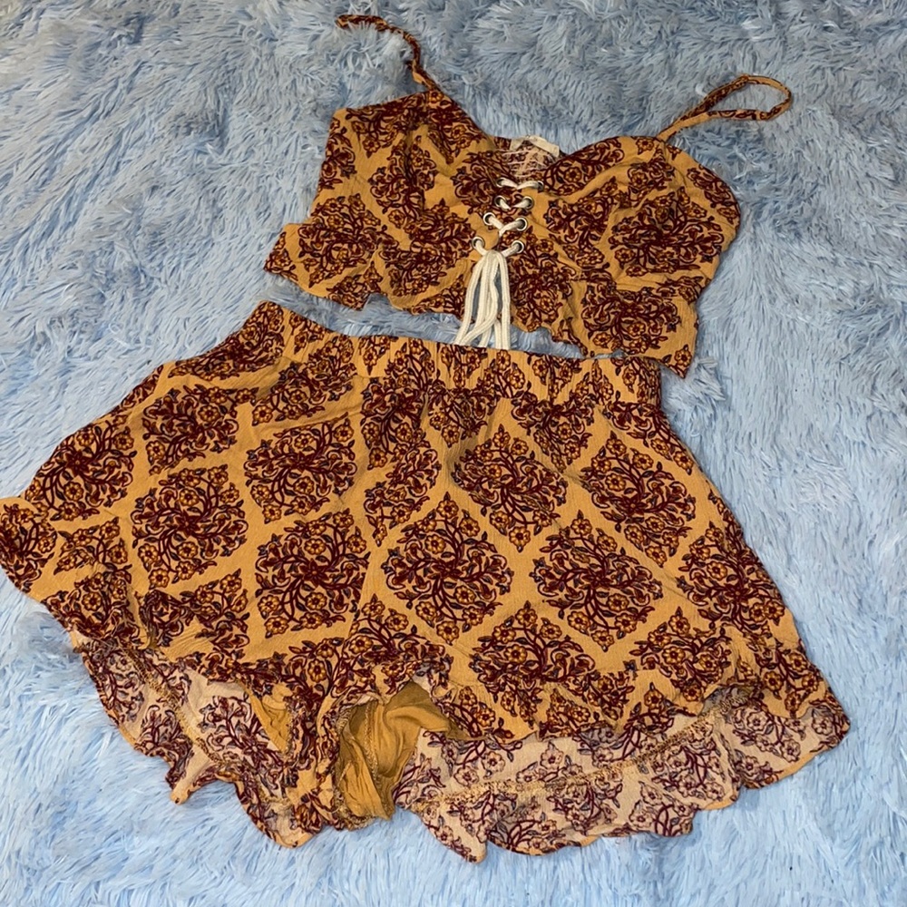 2 piece shorts set